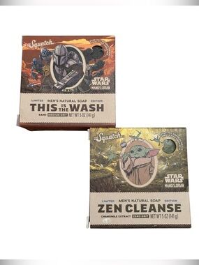 Dr. Squatch Bundle Limited Time STAR WARS EDITION Mandalorian Zen Cleanse NWT 2